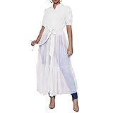 Robe longue pour femme - Occasion : convient pour un usage quotidien décontracté, club, rave, festival, fête, rue, shopping, soirée, rendez-vous, dîner, parc, réunion de famille.