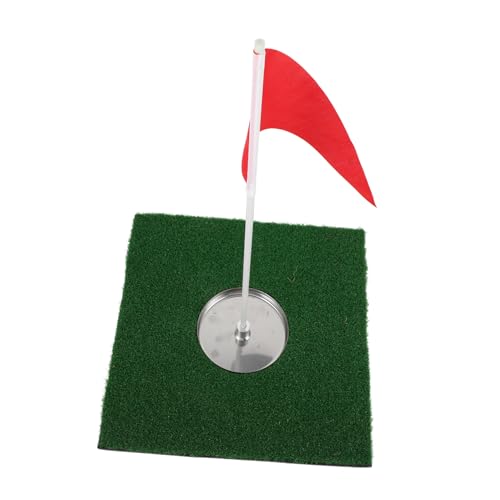 COOLHIYA Door Golf Practice Mat Regulation Cup Hole Mini Putting Cup Set Training Aid for Golf Balls