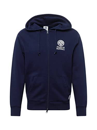 Franklin & Marshall Veste sweat pour homme., Blanc., XL