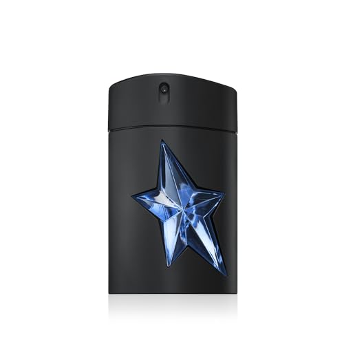 Image of Mugler A*Men Eau de Toilette for Men, Woody Ambery Gourmand Fragrance with Lavender, Mint, Coffee, Caramel and Warm Patchouli, Bold Intense Masculine Refillable Star Aftershave