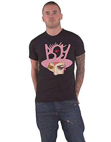 Boy George And Culture Club T Shirt Collage Logo �V���� ���� �����Y �u���b�N Size L