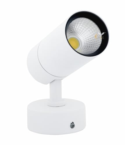 Image of Errol White spot Lights 20 watt Aluminium Focus Light | Adjustable Head Focus Light for wall | spot Lights for Home Ceiling | spot Light (White)