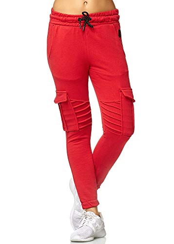 Joggingbroek voor dames, trainingsbroek, gym, sportbroek, fitnessbroek, slimfit, cargo broek, meerkleurig, joggingbroek, vrijetijdsbroek, sweatpants, streetwear, model 1214JK - Afbeelding 3
