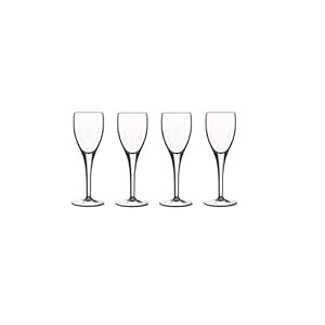 Luigi Bormioli Michelangelo 2.25 oz Liqueur Glasses (Set of 4), 4 Count (Pack of 1), Clear