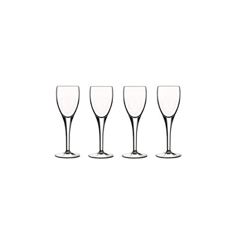 Luigi Bormioli Michelangelo 2.25 oz Liqueur Glasses (Set of 4), 4 Count (Pack of 1), Clear