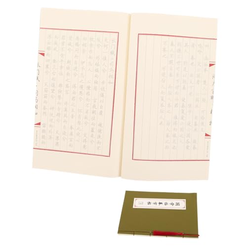 OSOLADY 硬筆書法練習帳 高精細印刷 漢字練習ノート 持続可能な紙 ペン字矯正 美文字習得に 初心者から上級者向け