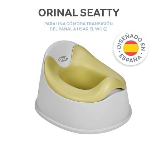 Miniatura 4 de Ms Babyworld Seatty Orinal De Aprendizaje Para Bebé Con Cubeta De Plástico Extraíble Inodoro Infantil Ergonómico