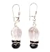 Produktbild Smilla Brav® Ohrringe Damen-Ohrringe mit Quarz und Onyx Edelsteinen BS16