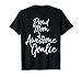 Proud Mom of an Awesome Goalie Vintage Soccer Shirt T-Shirt