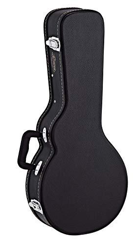 Ortega Guitars Economy Mandolin Hardcase - Tasche für F-Style Mandoline - Höhe 71 cm - Vinyl, Schwarz (OMCSTD-F)