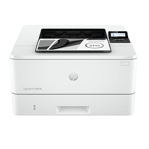 HP LaserJet Pro 4002dn, 2Z605F, imprimante monofonction A4, impression recto verso automatique en noir et blanc, 42 ppm, USB, USB Host, Gigabit Ethernet, HP Smart,...