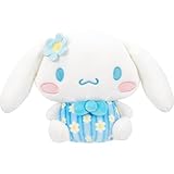 Jazwares Hello Kitty® and Friends - 8-Inch Cinnamoroll™ Pastel Florals Plush - Officially Licensed Sanrio® Product from Ages 6+