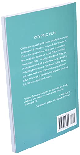 Cryptic Crosswords Volume 3 (Fraser Simpson Cryptic Crosswords) #TOP3