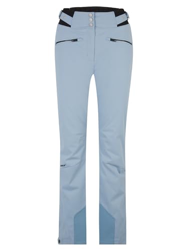 Ziener TILLA damskie spodnie narciarskie/spodnie śniegowe | oddychające, wodoodporne, Primaloft, Frozen Blue stru, 44
