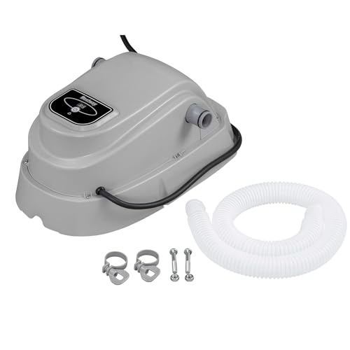 Bestway Swimming Pool Heater for Above Ground Pools Water Heater Electric Pool Heater for Pools Grey