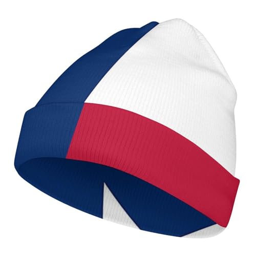 Texas State FlagChildren's Polyester Knitted Hat, Easy to Travel