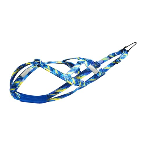 Leefasy Dog Sledding Harness Weight Pulling Harness for Medium Large Dogs Professional Work Out...