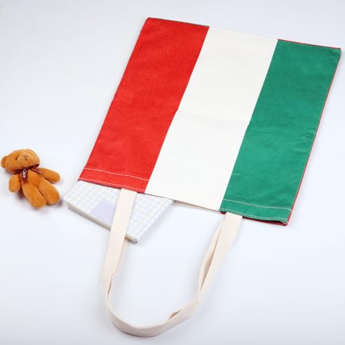 Bolso tote con bandera de Italia, regalo para amantes de Italia, ideal para viajes y compras miniatura 3