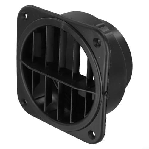 babominimer Para salida de ventilación de conducto de calentador de 75 mm para Eberspacher y para sistemas de calefacción Webasto con rotación de 360 grados y construcción de plástico negro