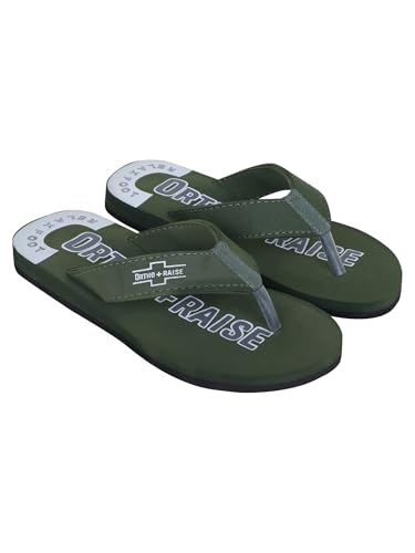 Image of Extra Soft Orthopaedic Comfort Slippers for Men | Anti-Skid, Arch Support, Doctor Recommended Flip Flops | Relax Footwear for Heel & Ankle Pain Relief