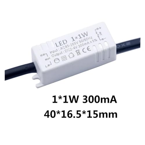 Transformador de iluminación LED mini driver 1X1W para diodo de cristal 3