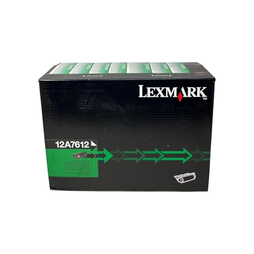 Toner Lexmark 12A7612 noir cartouche laser originale 21000 pages haute capacité