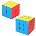 Speed Cube Set 2X2X2 3X3X3 Magic Cube Puzzle Bundle for Kids & Adults Pack of 2 Colorful