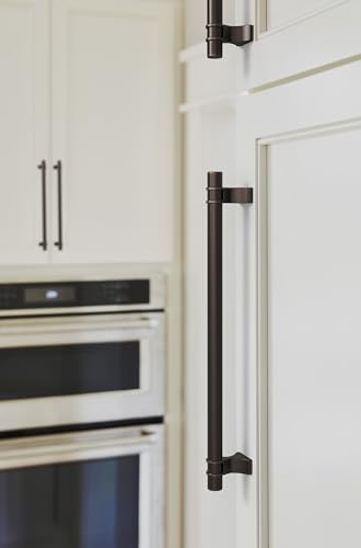Image of Amerock Davenport 8-13 /16 inch (224mm) Center-to-Center Oil-Rubbed Bronze Cabinet Pull, BP36619ORB