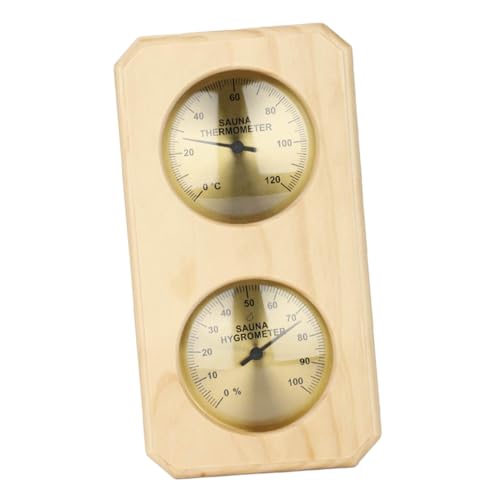 Thermomètre hygromètre de sauna mesure double 0-120℃ et 0-100% haute précision