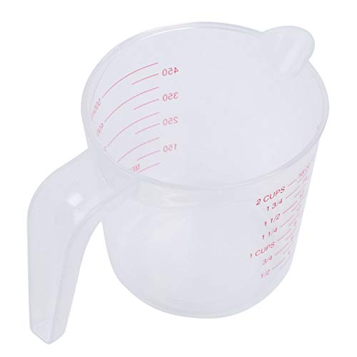 Vaso medidor plástico transparente 500 ml FEESHOW miniatura 4