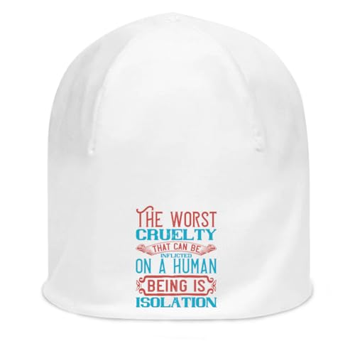Bonnet unisexe en coton fin extensible blanc léger et confortable pour le quotidien