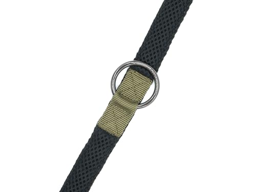 LIEBHUND ComfortLine mit Mesh Gewebe 2m, 2,5cm Hundeleine verstellbar in olivgrün für mittelgroße bis große Hunde - Premium Leine Führleine