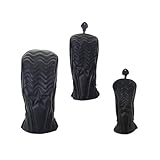 Golfschläger Kopfbedeckung PU Materialien Sternstruktur Einfache Installation Haltbarkeit Für Training Und Wettkampf Golfschläger Kopfbedeckung Mit Sternenmuster