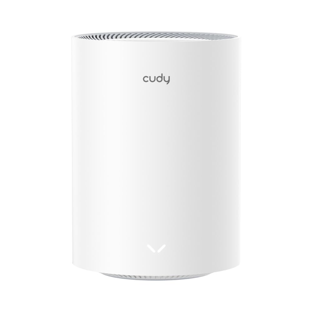 Cudy New WiFi 6 Mesh WiFi, AX1800 Whole Home Mesh WiFi System - Covers up to 5000 Sq. Ft., 5G Gigabit WiFi 6 VPN Router and Extender, Parental Control, Open VPN, 2-Pack