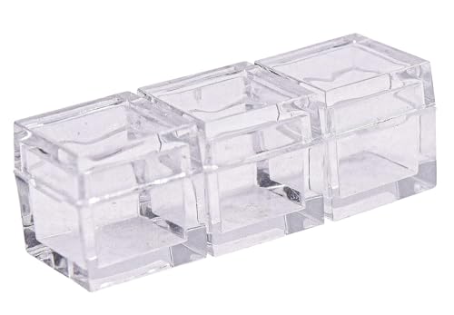Image of 50pcs Acrylic Box Trays for 10mm 0.39 inch Element Cubes Clear Case Periodic Table Bracket for Elements Collections Science Education Displays