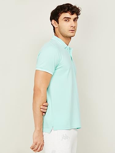 Image of Kappa Men Cotton Regular Fit Solid T Shirt