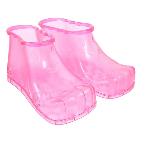 Chaussures de bain PVC rouge antidérapantes usage domestique et spa