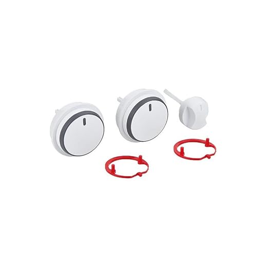 Vaillant Botón, Blanco, Kit de 3 Piezas 0020037662