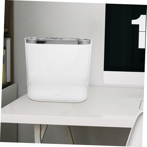Cabilock bote de basura transparente rectangular para cocina miniatura 5