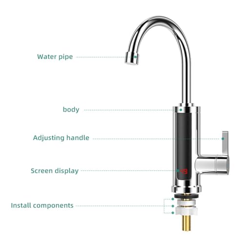 Robinet eau chaude instantanée chauffage rapide pour bureau et maison - 7