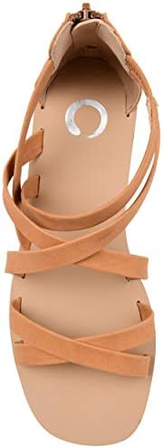 Journee Collection Womens Lanza Sandal Brown, 8.5 Womens US | Image 2