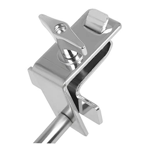 Abrazadera para cowbell de bombo, soporte robusto para hardware de batería, clip de fijación fácil para cowbell, accesorio para percusionistas miniatura 4