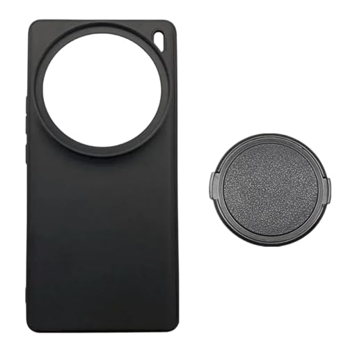 Image of GetZget Phone Case Compatible with Vivo X200 Pro, Camera Lens Cap Cover, Supports 67mm ND Filter Lens & Photography Accessories - Black