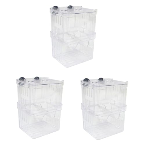 INOOMP 飼 3個:水槽用孵 - 飼 仕切り、吸 付 、 用