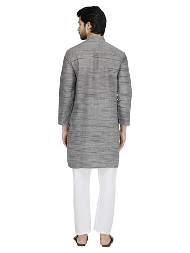 Image of Men's Khadie Cotton Relaxed Straight Kurta