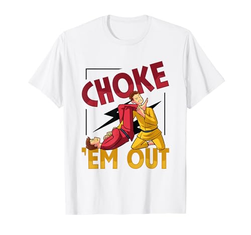 Jiu-Jitsu Choke Em Out Artes marciales Jiu Jitsu Camiseta