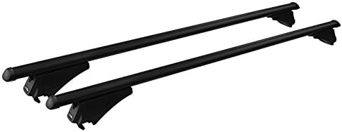 Menabo 000085900000 Tiger Black - Barra da tetto in alluminio, Pe...