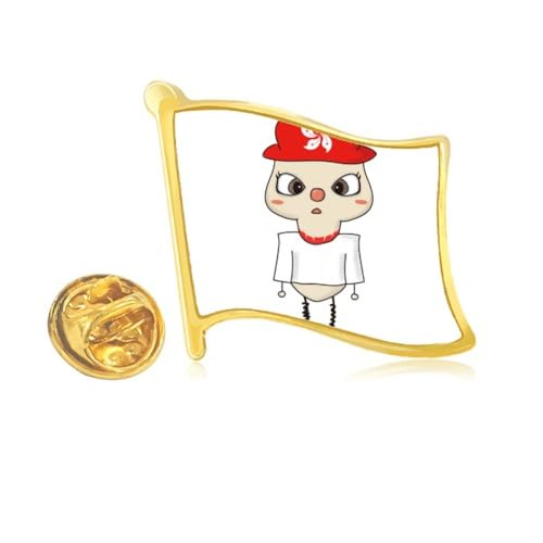 Drapeau Hong Kong Hakka pin's doré insigne métallique de collection