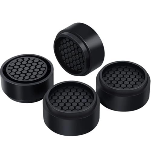 Kit 4 Calços de Borracha Pés de Máquina de Lavar Lavadora Antivibração e Anti-Deslocamento Amorteced