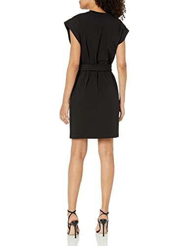 Image of Vince Women's Short Sleeve Tie Waist Dress